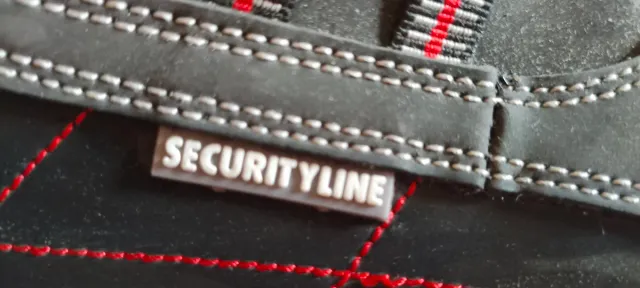 Stivali di sicurezza Securit Line neri e rossi