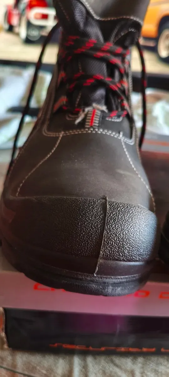 Stivali di sicurezza Securit Line neri e rossi