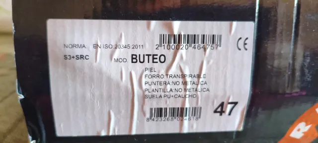 Stivali di sicurezza Securit Line neri e rossi