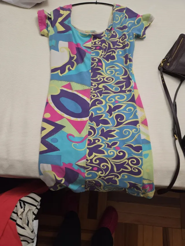 Vestido estampado ajustado