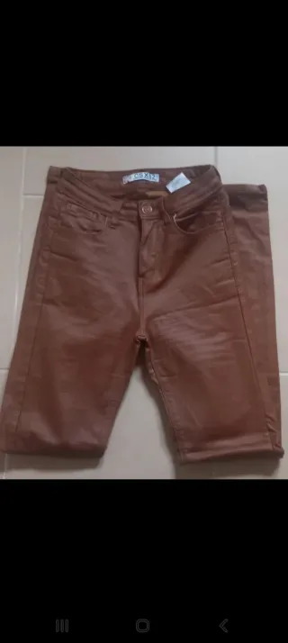 Calças Ecopele Cardadas Tam 34