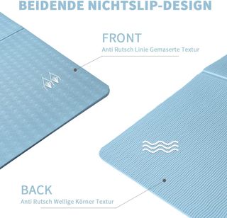 Esterilla Yoga Plegable Azul