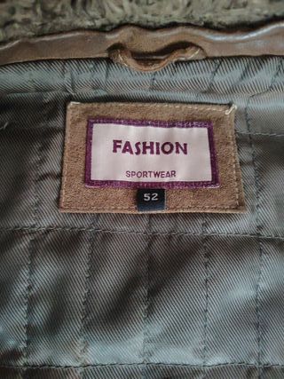 Cazadora hombre marrón