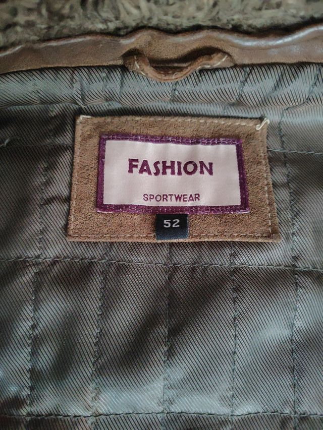 Cazadora hombre marrón