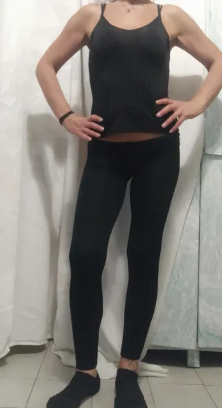 Set 2 collant. felpate senza piede