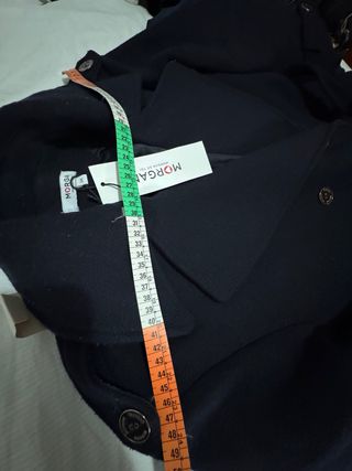 Abrigo Morgan T34/36 Negro Mujer azul marino nuevo