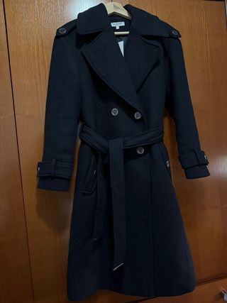 Abrigo Morgan T34/36 Negro Mujer azul marino nuevo