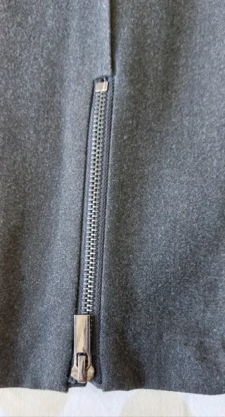 Pantalón Mango Suit Gris Talla S