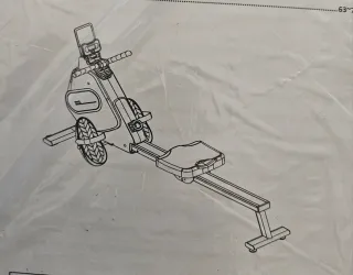 Máquina Remo Magnética Resistencia Ajustable nueva