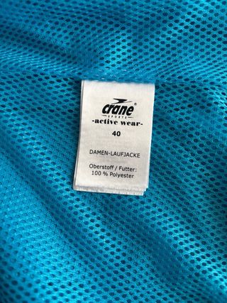 Giacca da jogging celeste