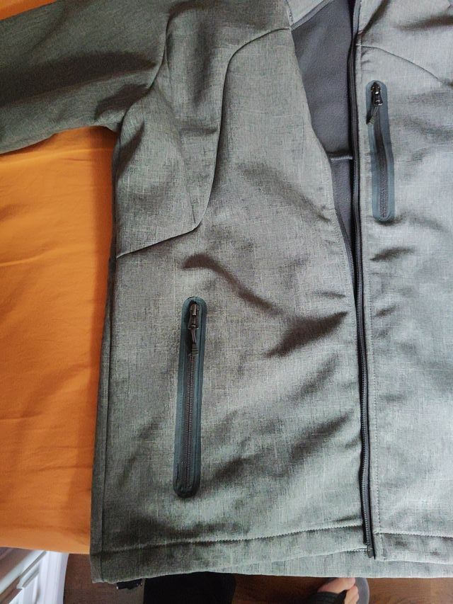 Chaqueta Columbia Hombre Talla M Gris