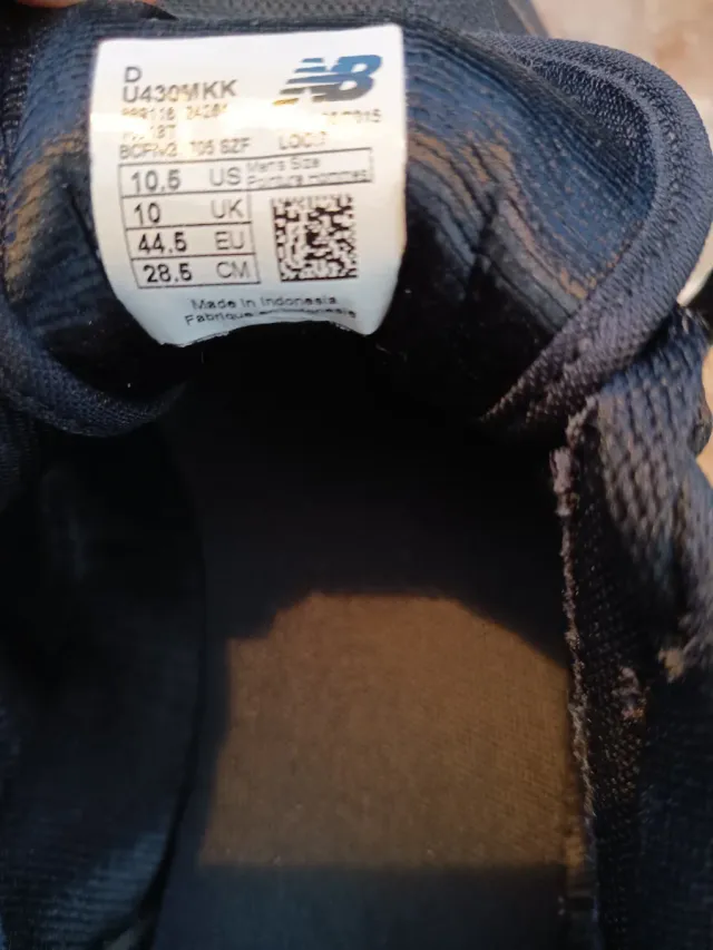 Zapatillas New Balance Negras Talla 44.5