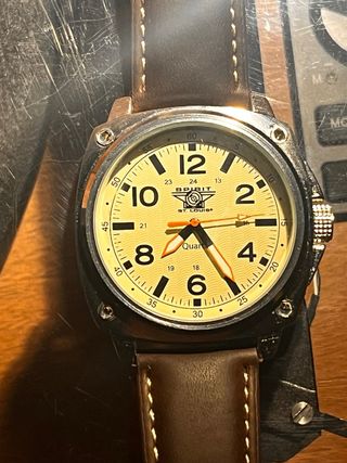 Reloj Spirit St. Louis Marrón/Amarillo