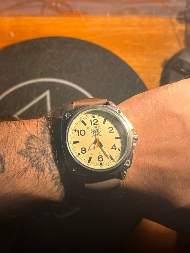 Reloj Spirit St. Louis Marrón/Amarillo