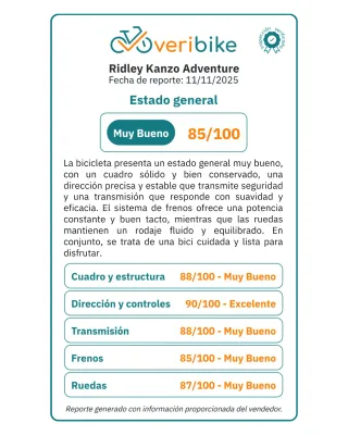 Inspección de bicicletas con IA
