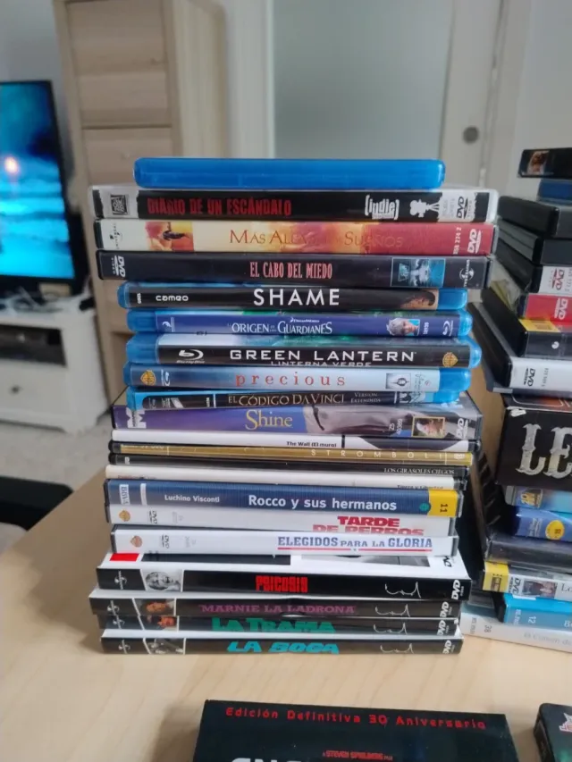 Lote 100,Películas DVD, blu ray, ed. coleccionista