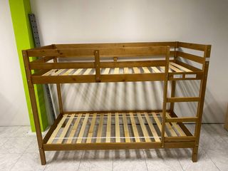 Litera doble madera nueva marrón