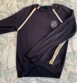 Jersey Benetton azul y blanco