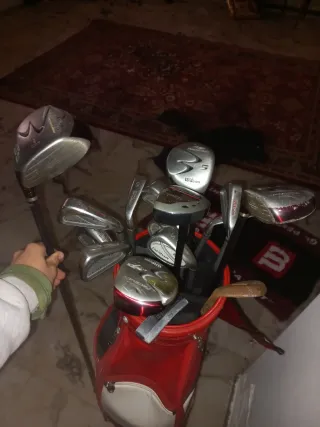 Conjunto de Golf Wilson Fatshaft Deep Red 2002