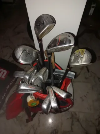 Conjunto de Golf Wilson Fatshaft Deep Red 2002