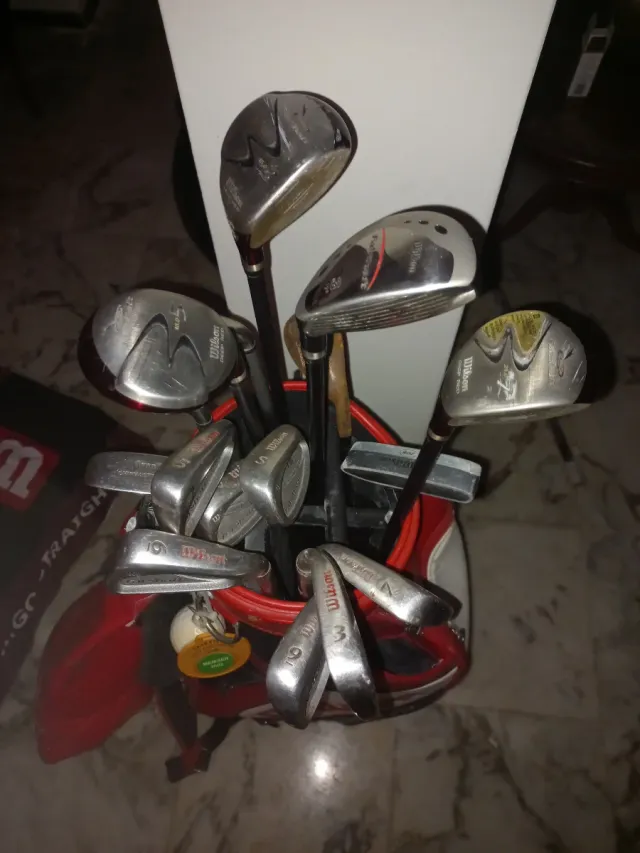 Conjunto de Golf Wilson Fatshaft Deep Red 2002