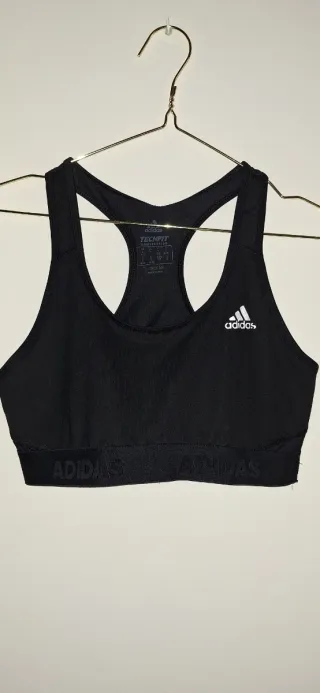 Sujetador deportivo Adidas negro