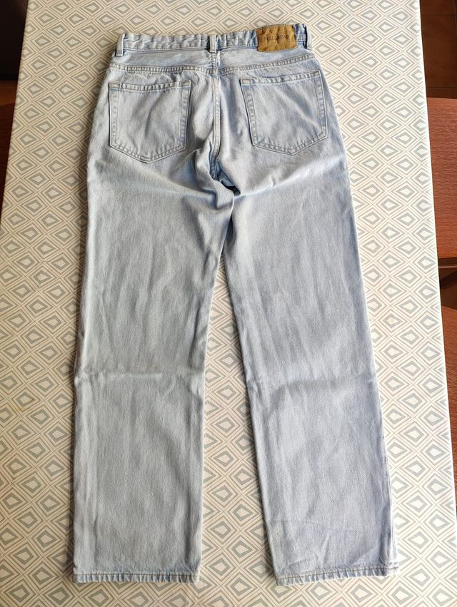 Vaqueros Rectos Azul Claro Pull&Bear