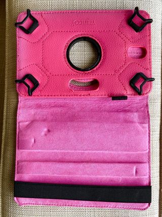 Funda para tablet color rosa fucsia