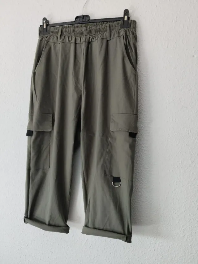 Pantalón cargo militar verde talla 50