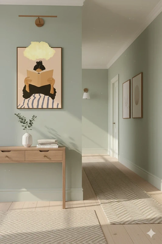 Quadro com luz peça única