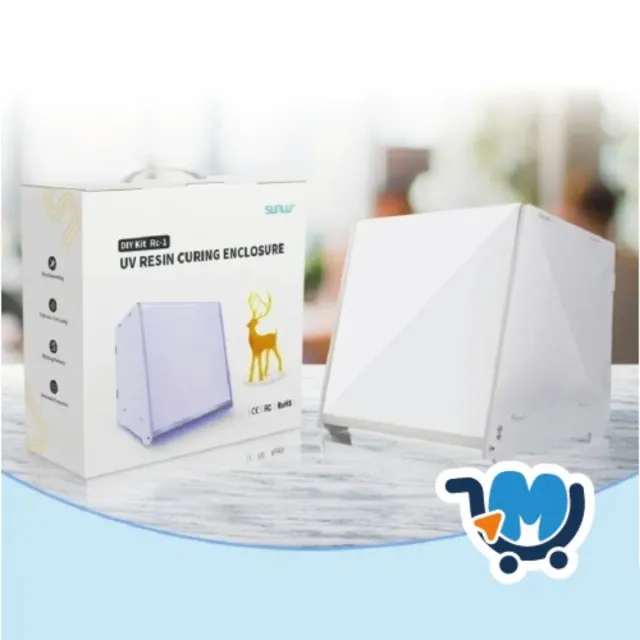 Caja curado resina UV DIY Kit Rc-1