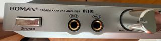 Sistema Karaoke Boman 07101 con 2 Micrófonos
