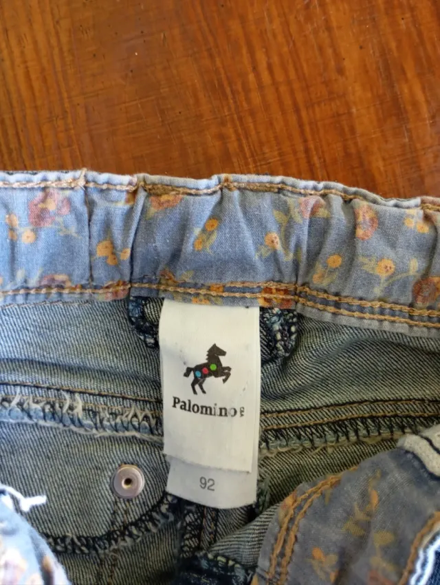 Pantalones vaqueros niña parches