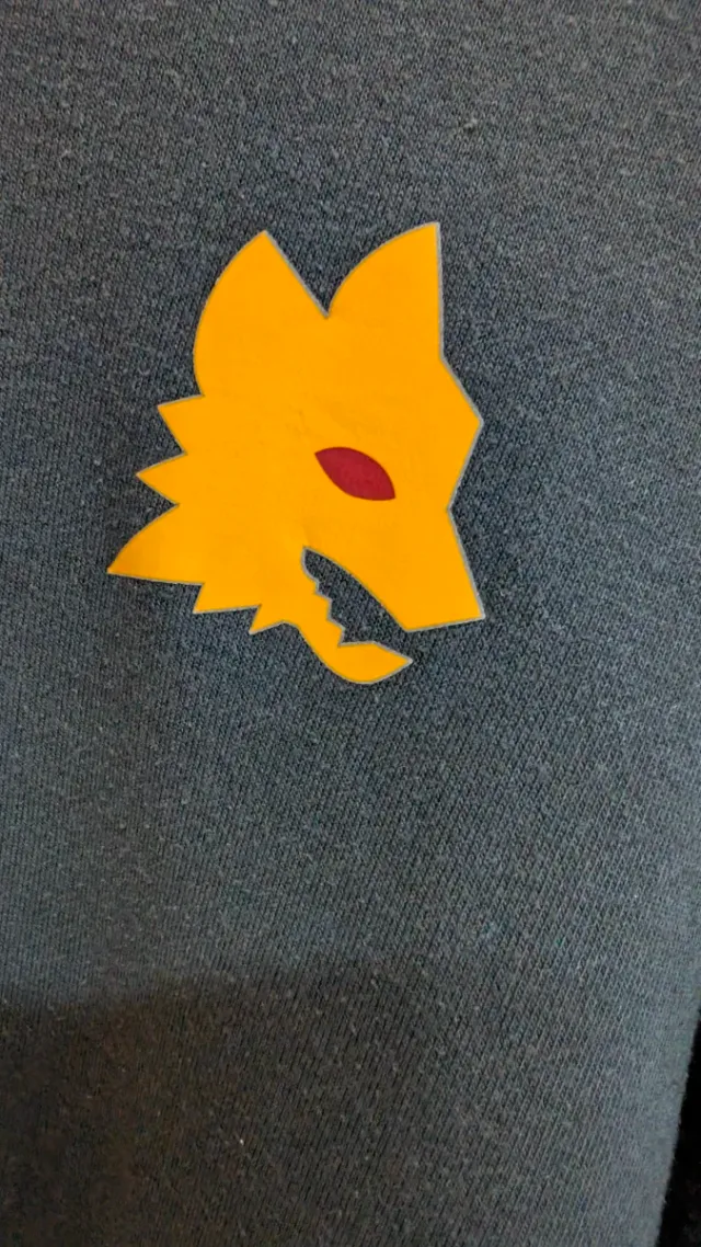 Sudadera Adidas Negra Logo Roma Talla M