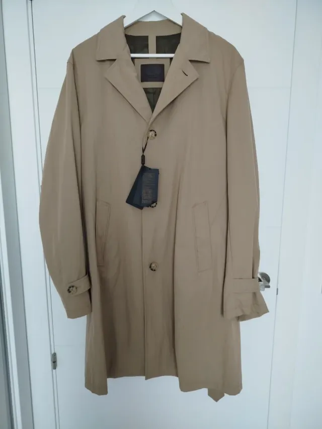 Gabardina Massimo Dutti Beige
