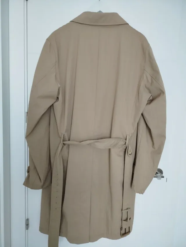 Gabardina Massimo Dutti Beige