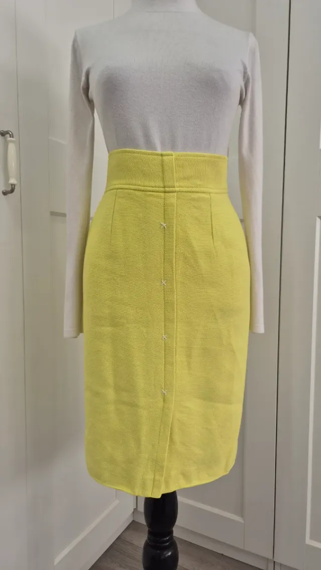 Falda Tintoretto T-36 Amarillo Flúor