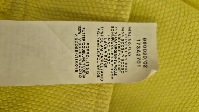 Falda Tintoretto T-36 Amarillo Flúor