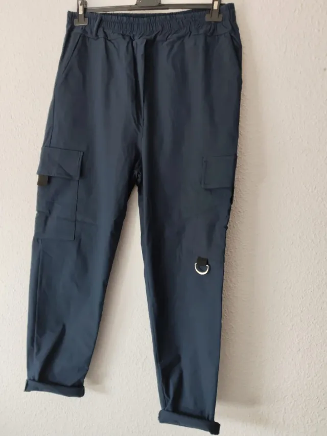 Pantalones cargo azules talla 50