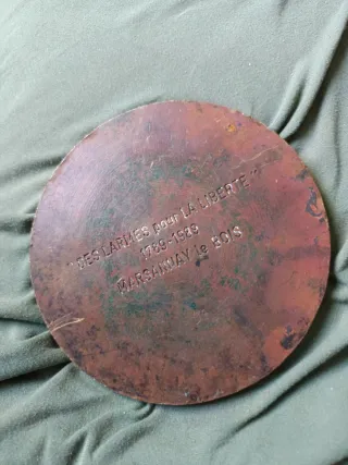 Medalla Lágrimas de Libertad República Francesa