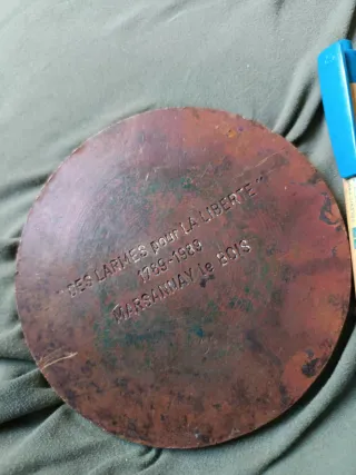 Medalla Lágrimas de Libertad República Francesa