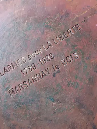 Medalla Lágrimas de Libertad República Francesa