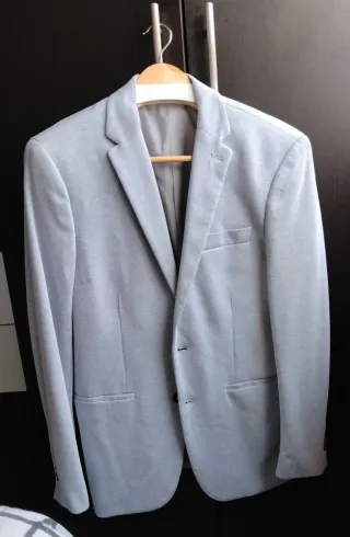 Americana azul claro