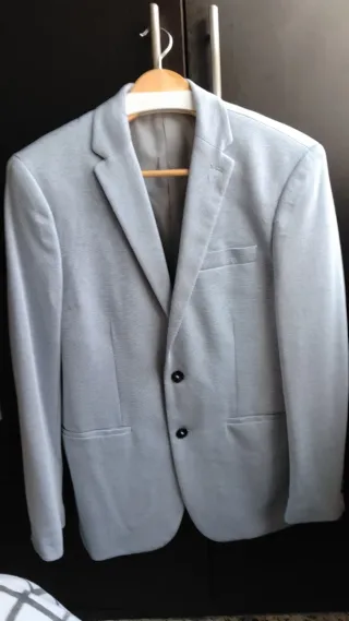 Americana azul claro