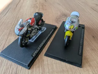 Maquetas MotoGP Aprilia y Yamaha