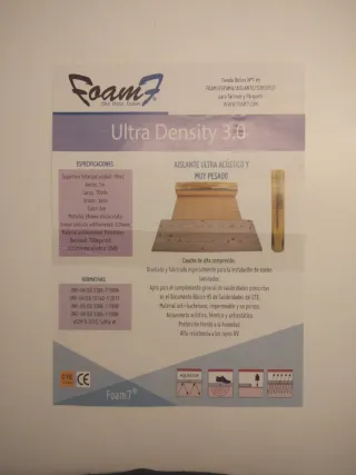 Aislante Suelo Foam 7 Ultra Density 3.0