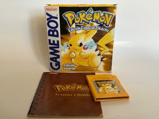 Pokémon Amarillo Edición Especial Pikachu Game Boy