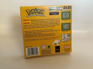 Pokémon Amarillo Edición Especial Pikachu Game Boy