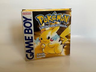 Pokémon Amarillo Edición Especial Pikachu Game Boy