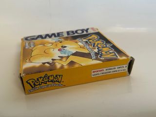 Pokémon Amarillo Edición Especial Pikachu Game Boy